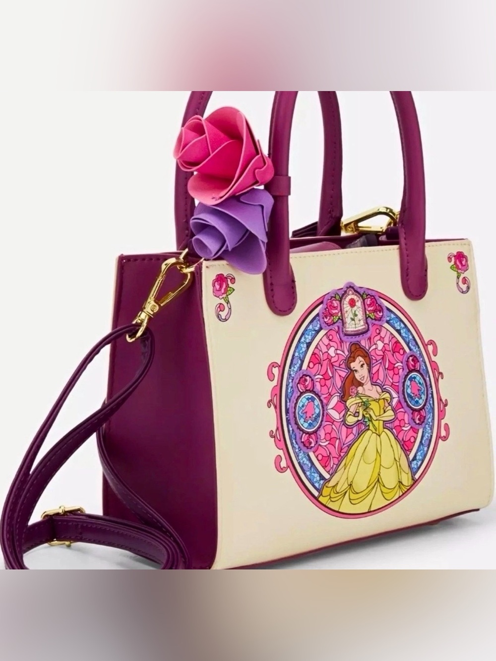 Rare Disney Loungefly Small Beauty and the Beast Crossbody